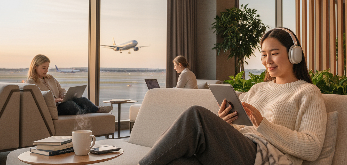 Woman looking disappointed through a frame